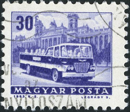 Hungria - 1963 - Transportes - Autocarro Urbano - 30f