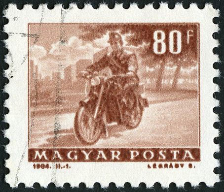 Hungria - 1964 - Transportes - Motociclo - 80f