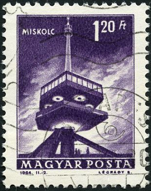 Hungria - 1964 - Transportes e Comunicacoes - Torre de Miskolc - 1.20Ft