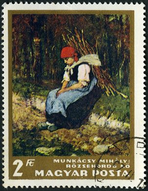 Hungria - 1966 - Pinturas - Munkacsy Rozsehordo No - 2Ft