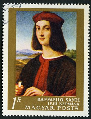 Hungria - 1968 - Pinturas - Rafael Retrato de Jovem - 1Ft