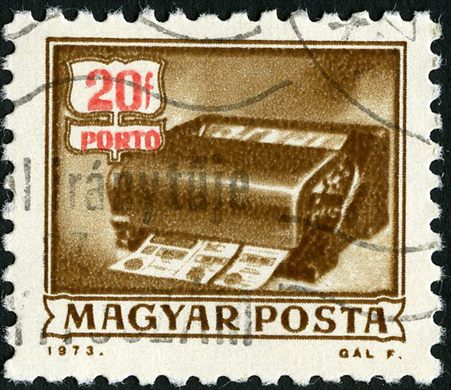 Hungria - 1973 - Porteado - Telex - 20f
