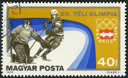 Hungria - 1975 - Jogos Olimpicos Innsbruck - Hoquei no Gelo - 40f