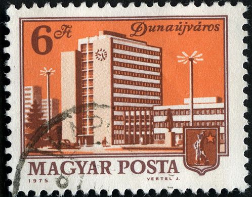 Hungria - 1975 - Cidades - Dunaujvaros - 6Ft