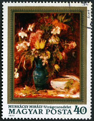 Hungria - 1977 - Pinturas - Munkacsy Viragcsendelet - 40f
