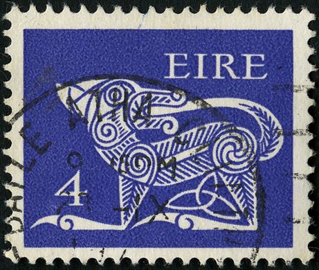 Irlanda - 1968 - Animal Broche Celta - 4p
