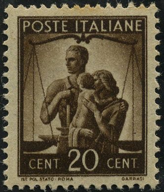 Italia - 1945 - Democratica - 20C