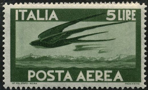 Italia - 1945 - Posta Aerea Democratica - 5L