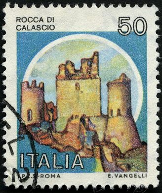 Italia - 1980 - Castelos Rocca di Calascio - 50L