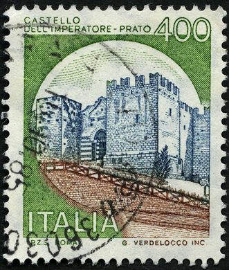 Italia - 1980 - Castelos Castelo do Imperador Prato - 400L