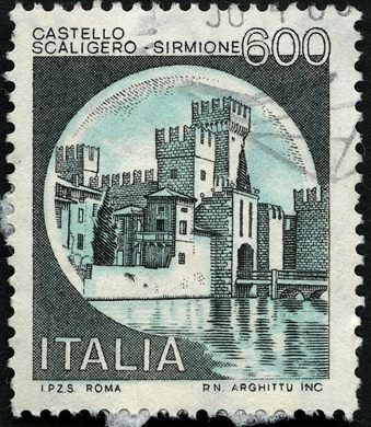 Italia - 1980 - Castelos Castelo Scaligero Sirmione - 600L