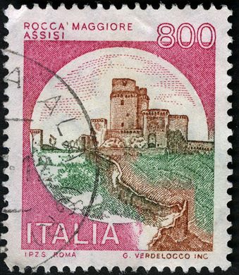 Italia - 1980 - Castelos Rocca Maggiore Assis - 800L