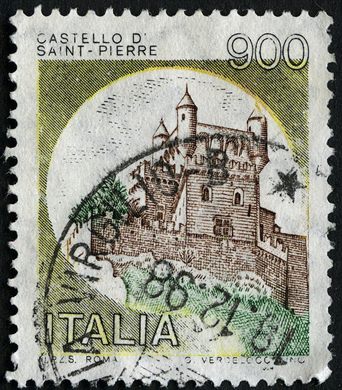 Italia - 1980 - Castelos Castelo de Saint Pierre - 900L