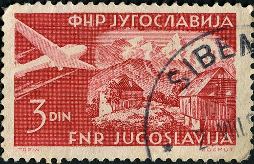 Jugoslavia - 1951 - Correio Aereo - 3Din