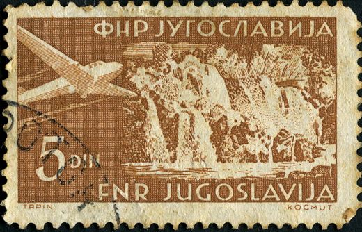 Jugoslavia - 1951 - Correio Aereo - 5Din