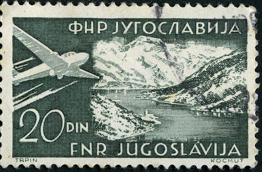 Jugoslavia - 1951 - Correio Aereo - 20Din