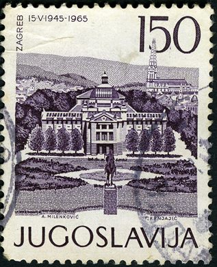 Jugoslavia - 1965 - Libertacao de Zagreb - 150Din