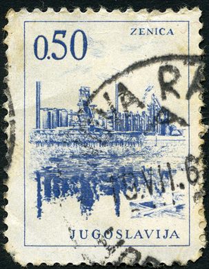 Jugoslavia - 1966 - Privreda - Siderurgia de Zenica - 0.50Din