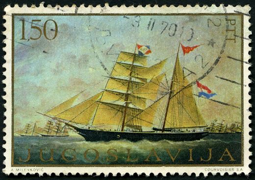 Jugoslavia - 1969 - Veleiros - 1.50Din
