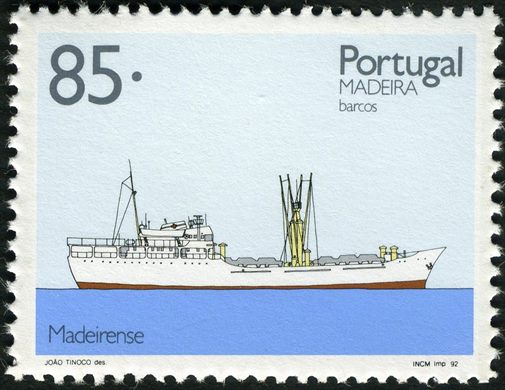 Madeira - 1992 - Barcos - Madeirense - 85Esc00