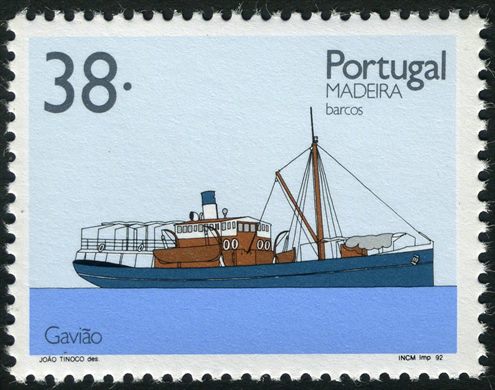 Madeira - 1992 - Barcos - Gaviao - 38Esc00