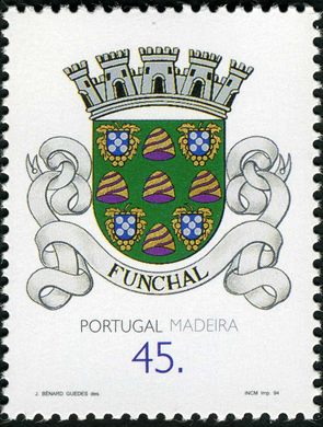 Madeira - 1994 - Brasoes - Funchal - 45Esc00