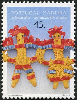 Madeira - 1995 - Artesanato - Bonecos de Massa - 45Esc00
