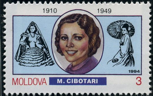 Moldavia - 1994 - Personalidades Maria Cibotari - 3