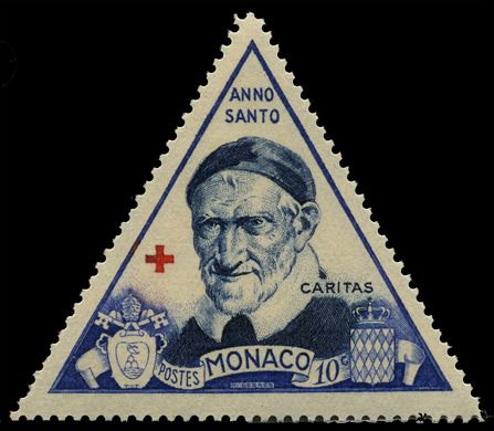 Monaco - 1951 - Ano Santo Sao Vicente de Paulo - 10C