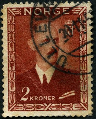 Noruega - 1946 - Rei Haakon VII - 2Kr