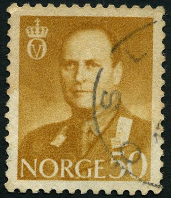 Noruega - 1958 - Rei Olav V - 50Ore