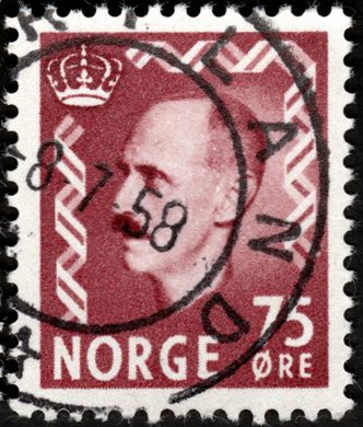 Noruega - 1958 - Rei Olav V - 50Ore