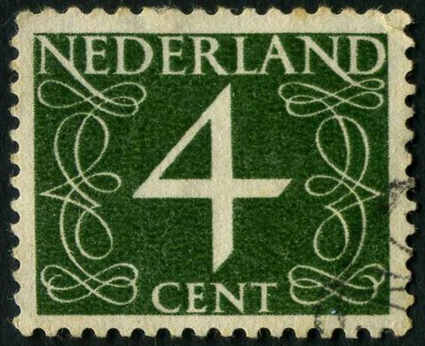 Paises Baixos - 1946 - Cijfer Van Krimpen - 4C