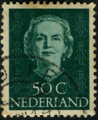 Paises Baixos - 1949 - Juliana En Face - 50C