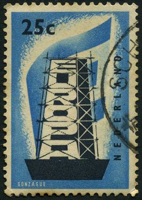 Paises Baixos - 1956 - Europa CEPT - 25C