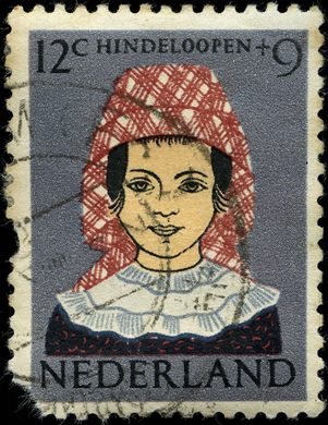 Paises Baixos - 1958 - Kinderzegels - Traje de Hindeloopen - 12 Plus 9C