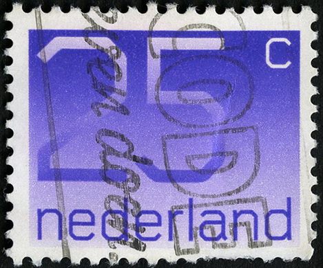 Paises Baixos - 1976 - Cijfer Crouwel - 25C