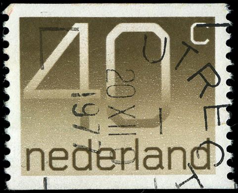 Paises Baixos - 1976 - Cijfer Crouwel - 40C