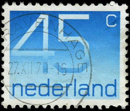 Paises Baixos - 1976 - Cijfer Crouwel - 45C