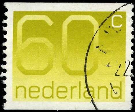 Paises Baixos - 1976 - Cijfer Crouwel - 60C