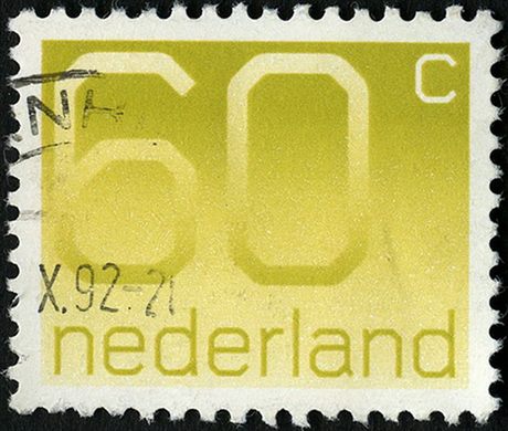 Paises Baixos - 1976 - Cijfer Crouwel - 60C
