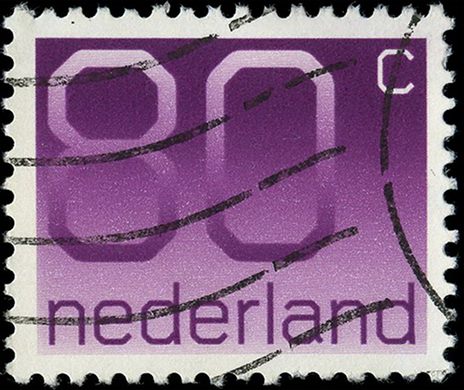 Paises Baixos - 1976 - Cijfer Crouwel - 80C