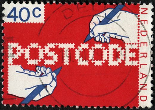 Paises Baixos - 1978 - Introducao do Codigo Postal - 40C