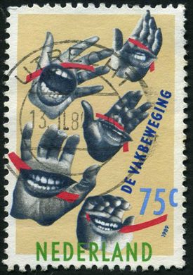 Paises Baixos - 1989 - De Vakbeweging - 75C