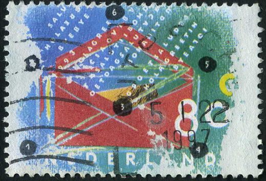 Paises Baixos - 1993 - Selos de Felicitacao - 80C