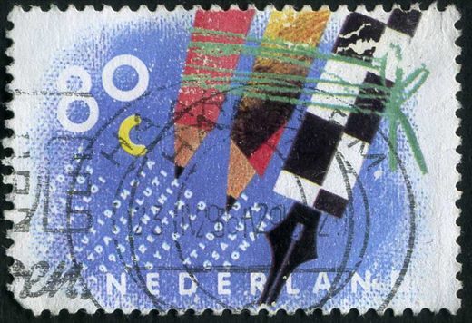 Paises Baixos - 1993 - Selos de Felicitacao - 80C