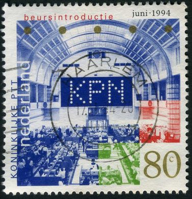 Paises Baixos - 1994 - Introducao Bolsa KPN - 80C