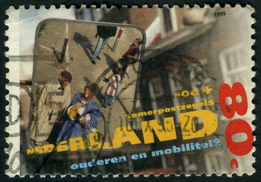 Paises Baixos - 1995 - Zomerpostzegels Ouderen - 80 Plus 30C