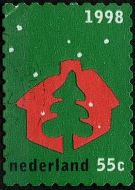 Paises Baixos - 1998 - Selo de Dezembro - 55C