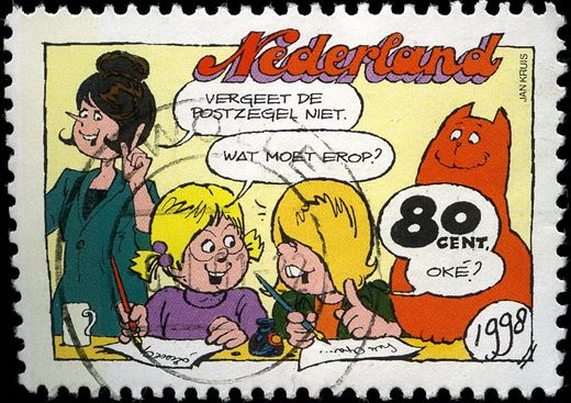 Paises Baixos - 1998 - Strip Jan Jans en de Kinderen - 80C